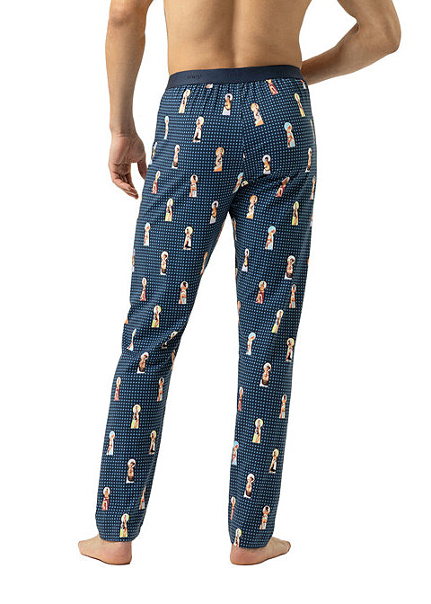 Mey Hose KEYHOLE AND PIN UP dunkelblau Print mit Pin-up-Girls in Schlüsselloch