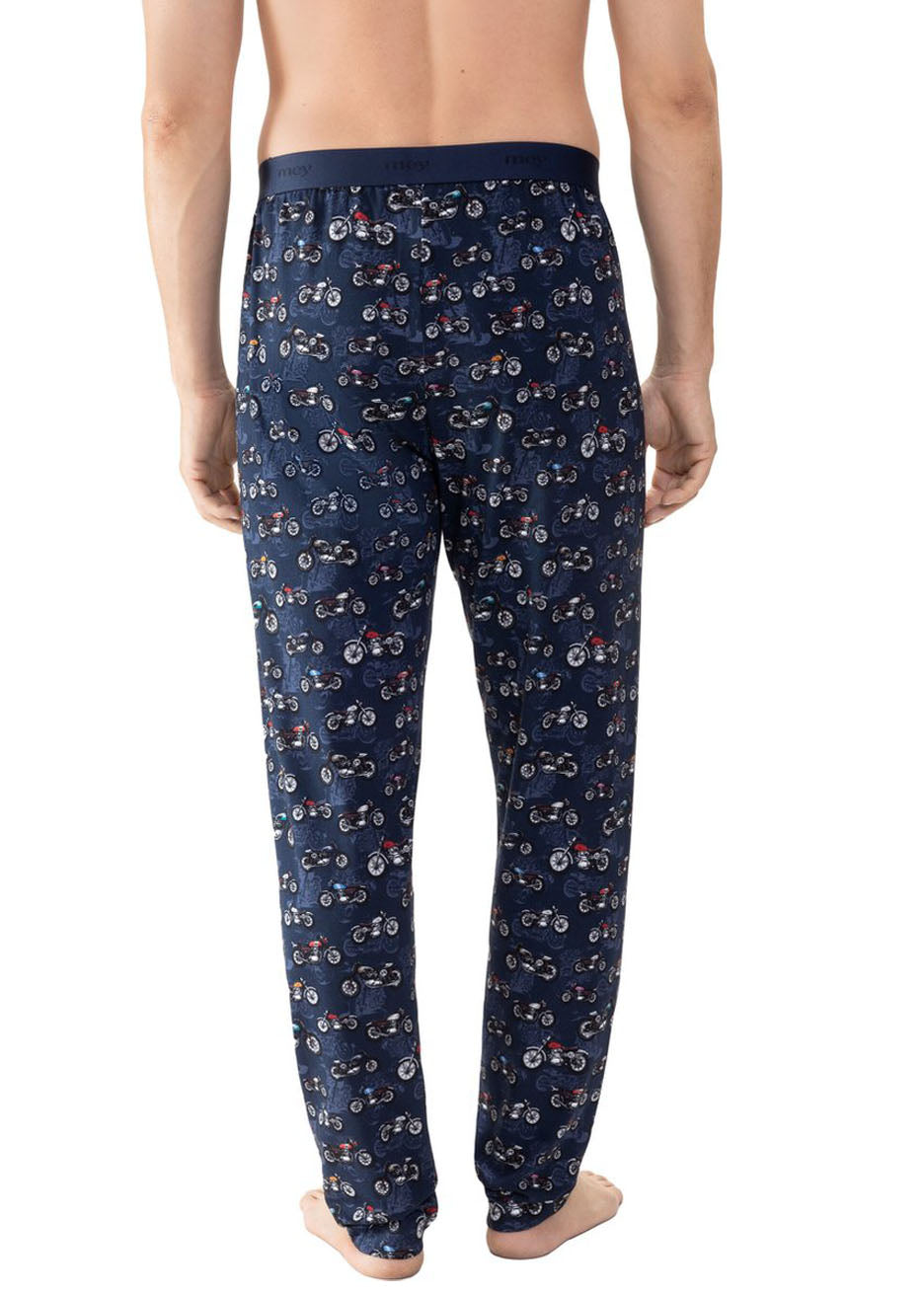 Mey Hose MOTORCYCLE dunkelblau Print mit Motorrädern Jersey