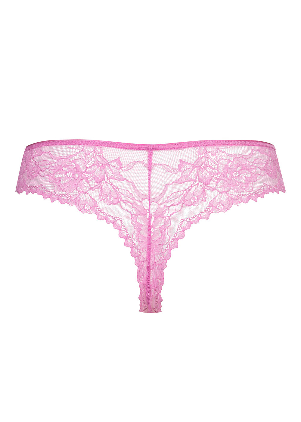 Mey String FABULOUS pink florale Spitze