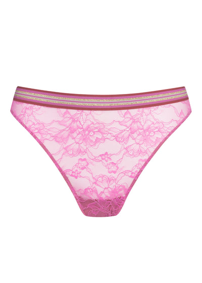 Mey String POETRY STYLE pink florale Spitze farbiger Gummibund