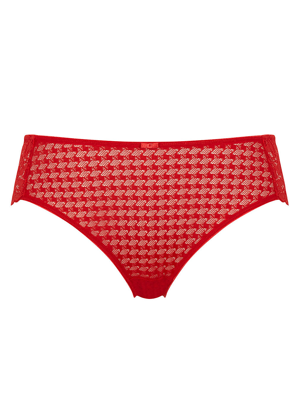 Panache Slip ENVY rot aus Spitze und Netzstoff