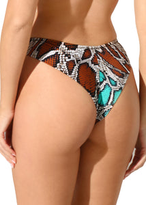 Prelude Brasilian Bikinihose MERMAID Schlangen-Print