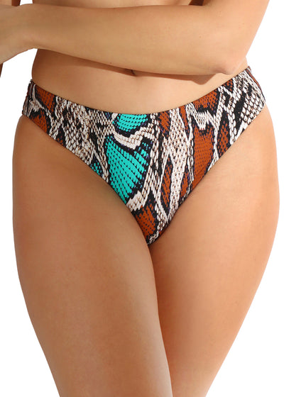 Prelude Brasilian Bikinihose MERMAID Schlangen-Print