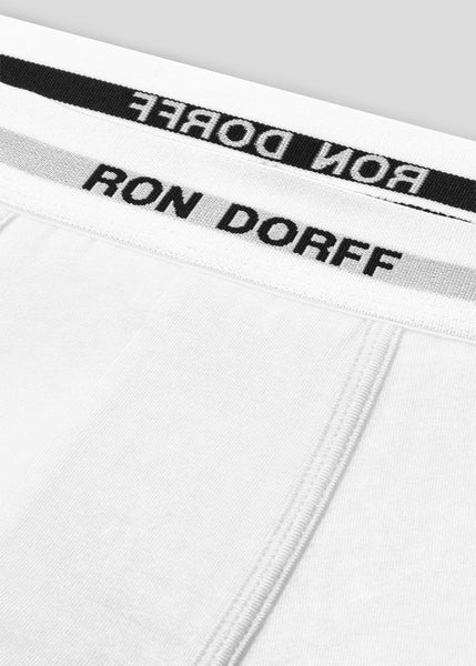 Ron Dorff Boxer BOXER BRIEFS weiß Logobund