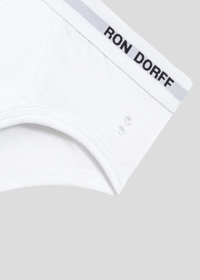 Ron Dorff Slip Y-FRONT BRIEFS weiß Logobund