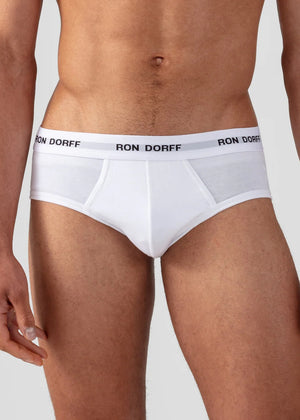 Ron Dorff Slip Y-FRONT BRIEFS weiß Logobund