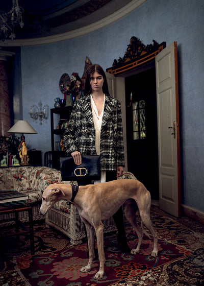 TWIN-SET Blazer QUADRI schwarz champagner Bouclé Karomuster