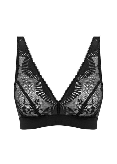 Wacoal Bustier SENSU LACE schwarze Spitze bis Cup E