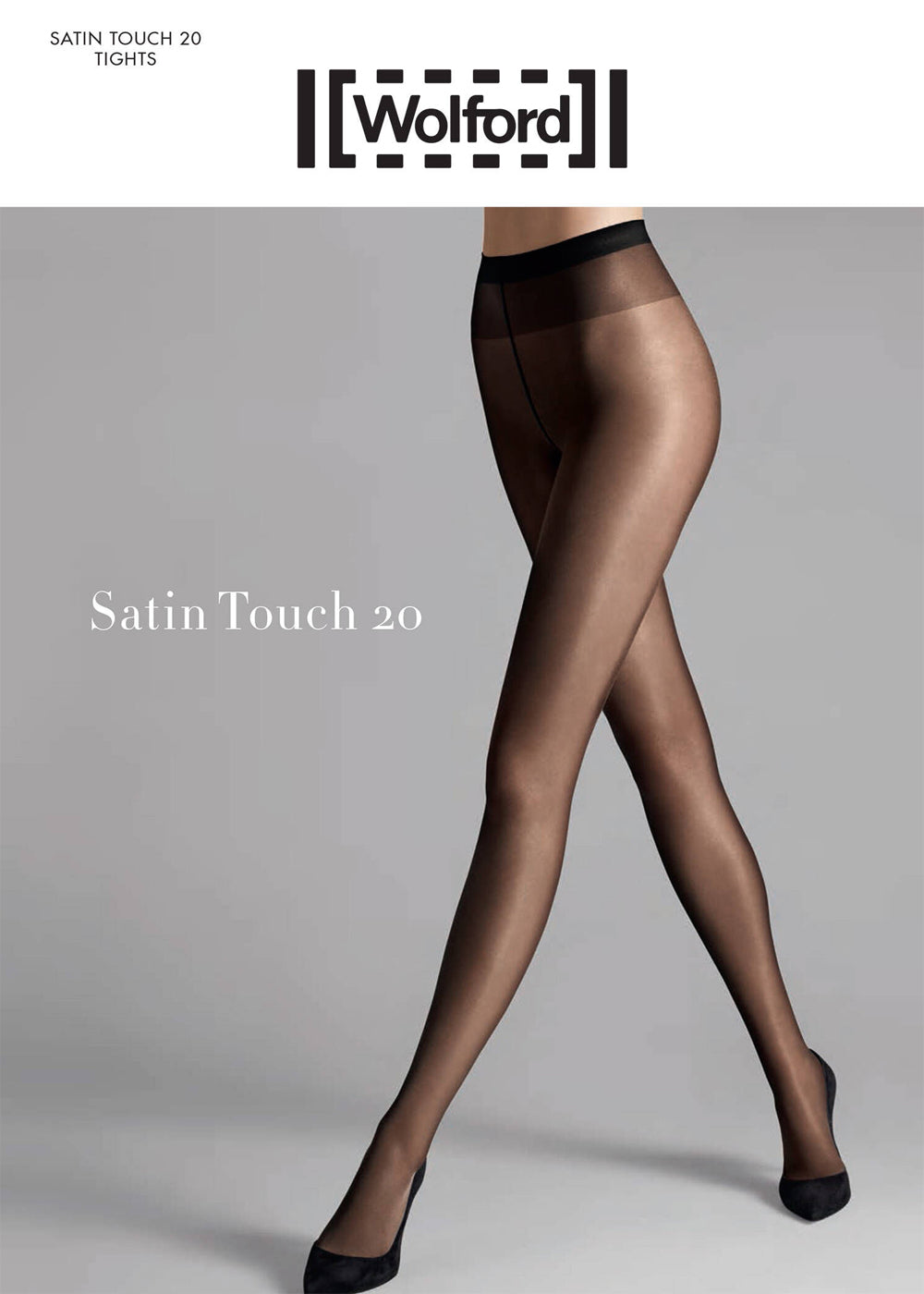 Wolford transparente Feinstrumpfhose SATIN TOUCH in black schwarz 20 DEN