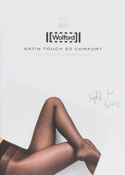 Wolford transparente Feinstrumpfhose SATIN TOUCH in black schwarz 20 DEN