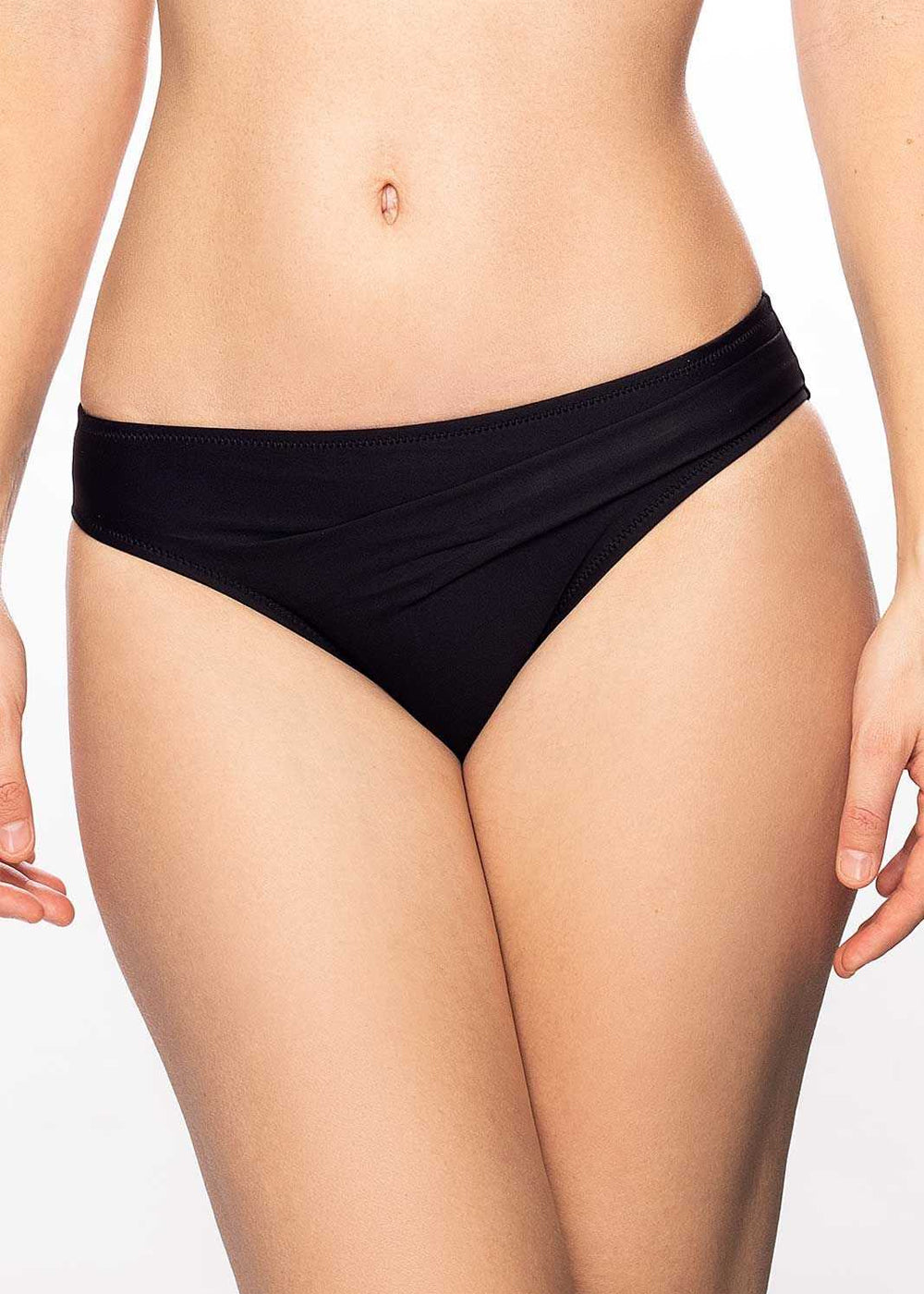 Antigel Bikinislip LA CHIQUISSIMA schwarz seitlich drapiert