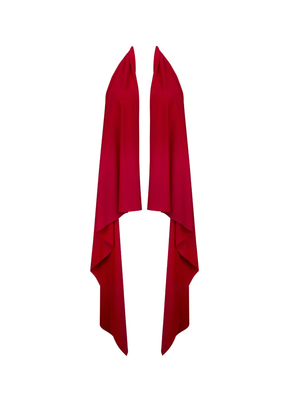 Antigel Pareo Strandkleid LA CHIQUISSIMA rot Neckholder vorne zum Binden