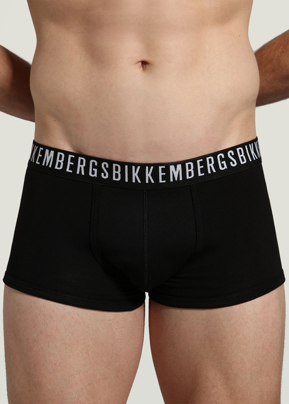 Bikkembergs Boxershort KUTRO schwarz Baumwolle schwarz weißer Logobund