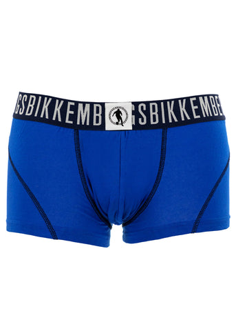 Bikkembergs Boxershorts PUPINO blau Stretch-Baumwolle schwarze Kontrastnähte