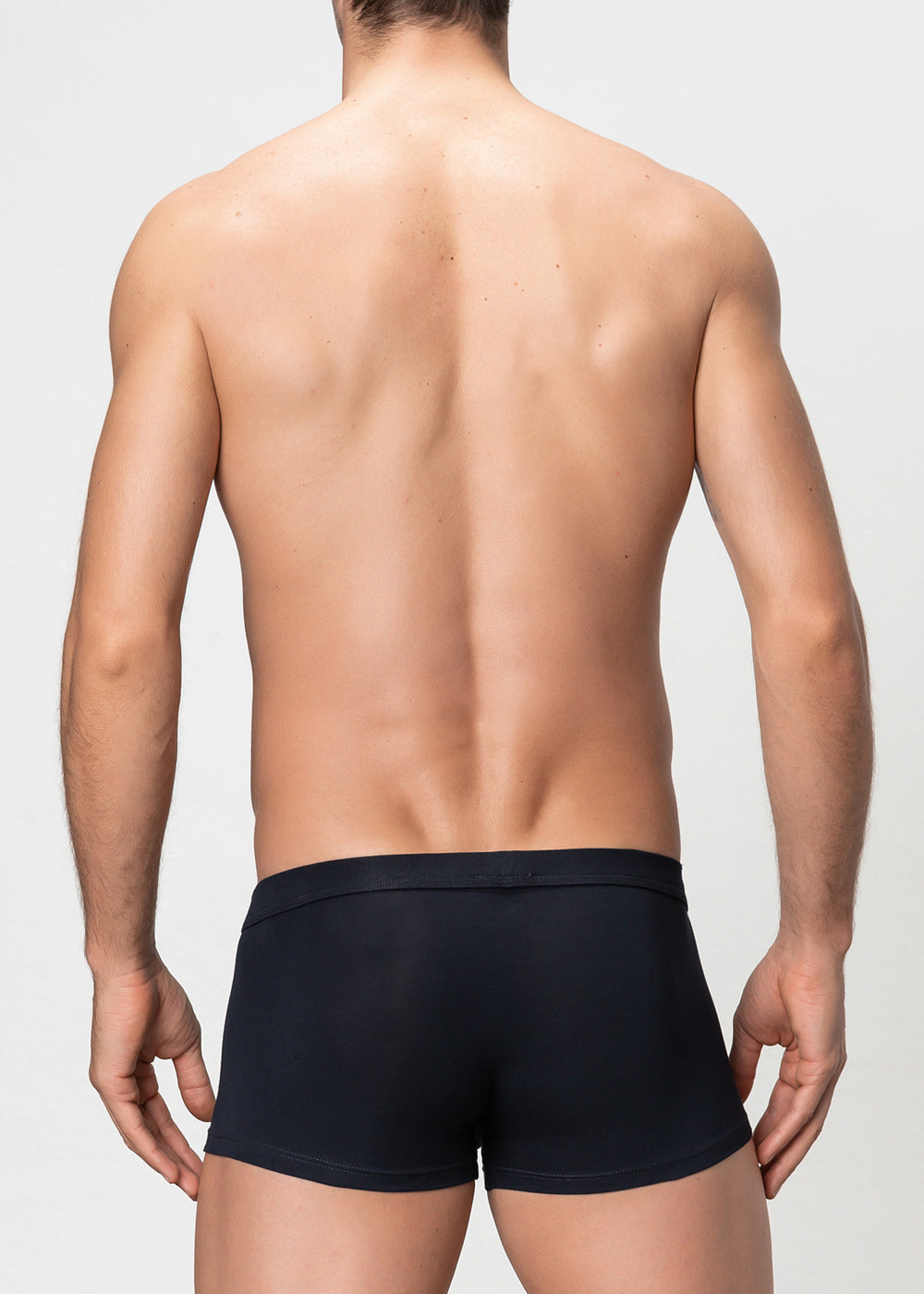 Bikkembergs Boxershorts schwarz aus Strech-Baumwolle mit weißem Label