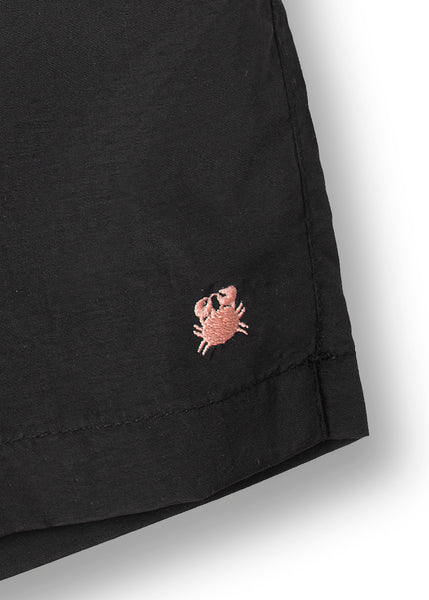 DAVID kurze Badeshort CAICCO in schwarz robuster Stoff Taschen
