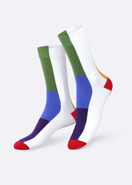 Eat My Socks Unisex Socken RAINBOW DREAM Colorblock mehrfarbig Regenbogen