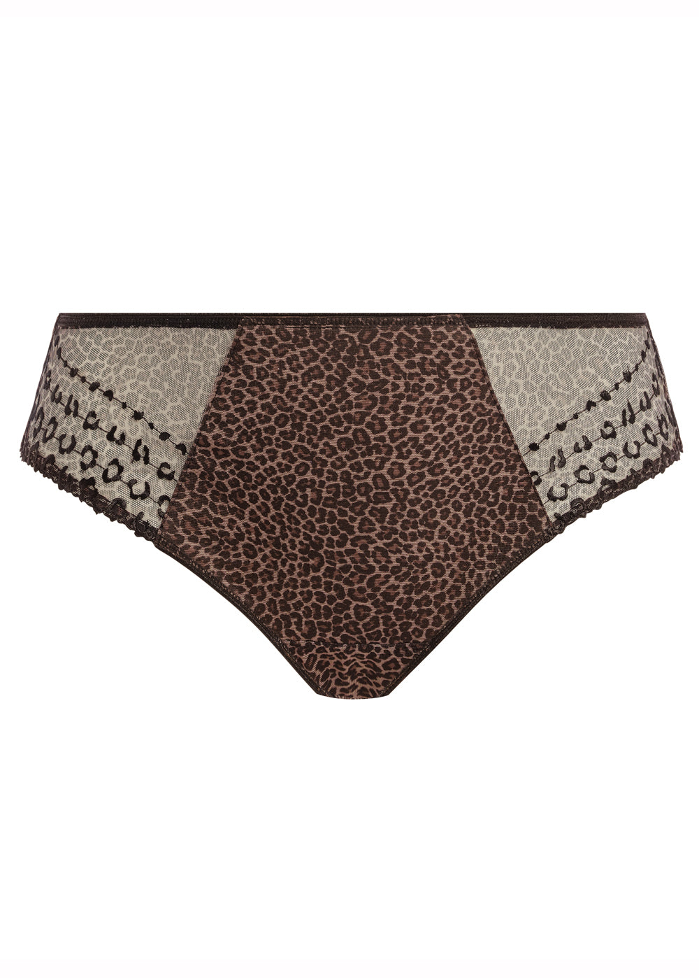 Elomi breiter String MATILDA aus Mesh mit Leoparden-Muster