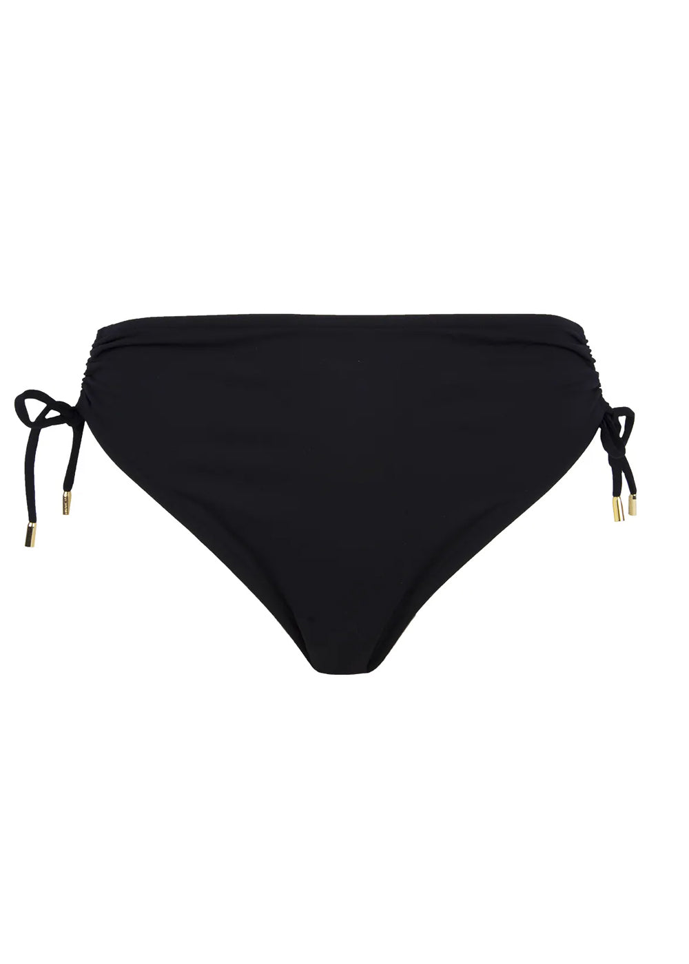 Lise Charmel Bikinihose BEAUTE PURE schwarz seitlich zum Raffen