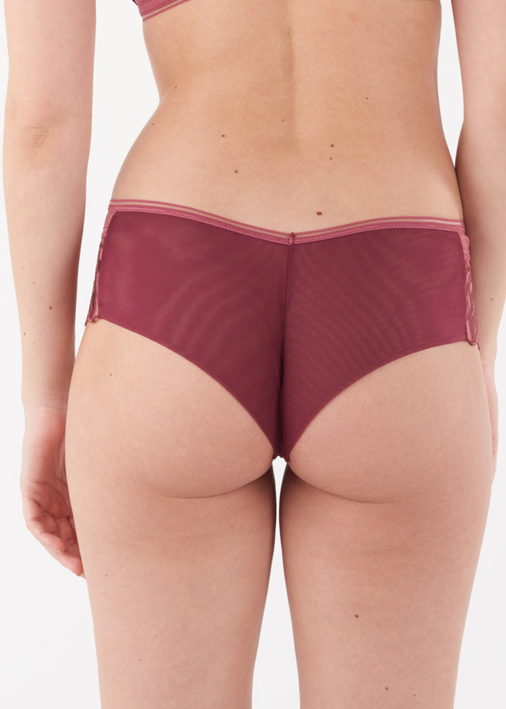 Maison Lejaby Panty SIN altrosa mit zierlicher Spitzenstickerei