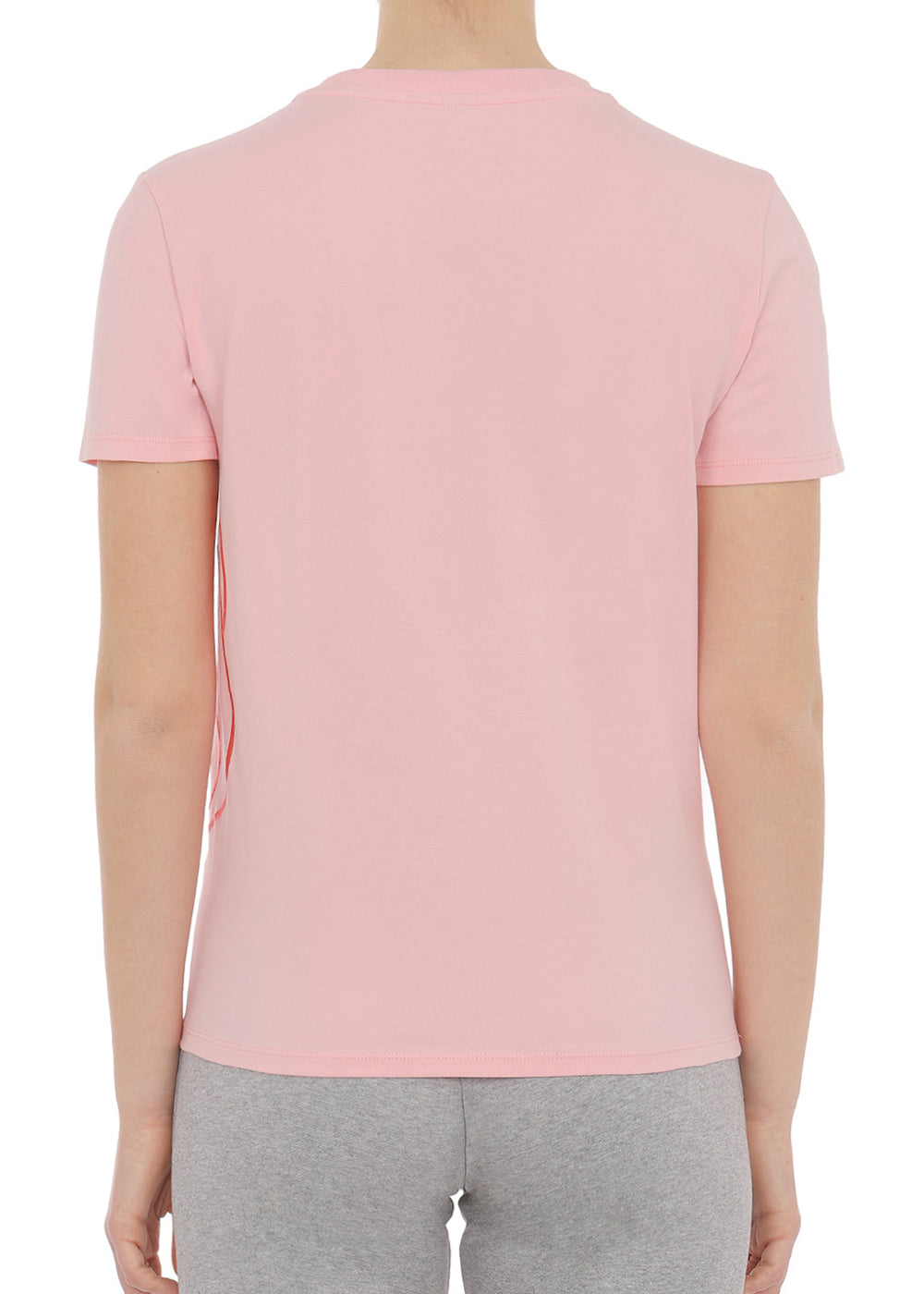 Moschino T- Shirt UNDERBEAR rosa pinker Teddybär Logo Stick