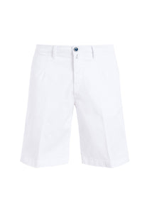Parah Bermudahose SUMMER in weiß, beige und jeansblau mit drei Taschen